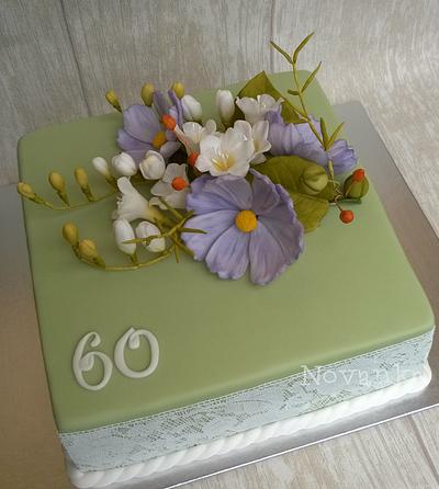Flowers - Cake by Novanka