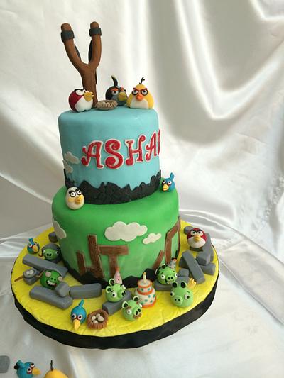 angry bird cake - Cake by Shaki Faisal 