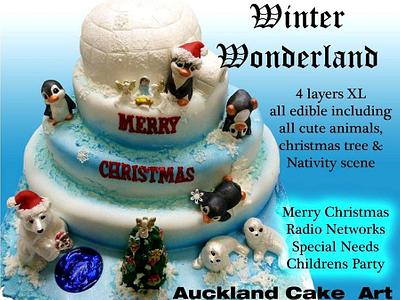 Winter Wonderland - special needs childrens party - Cake by BikerBaker