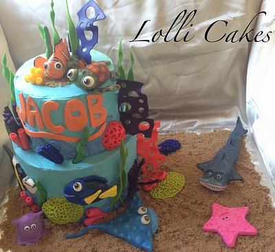 Finding Nemo, under the sea cake - Cake by Sarah
