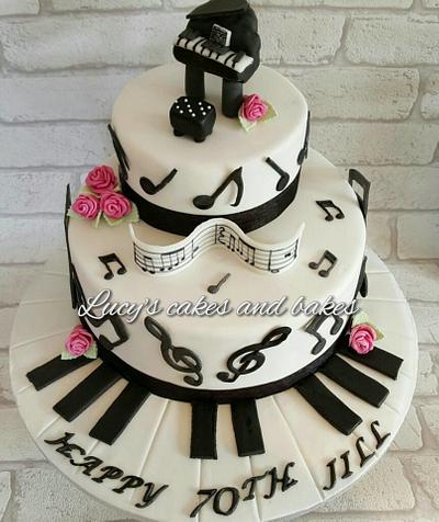 music cake - Cake by Lucy
