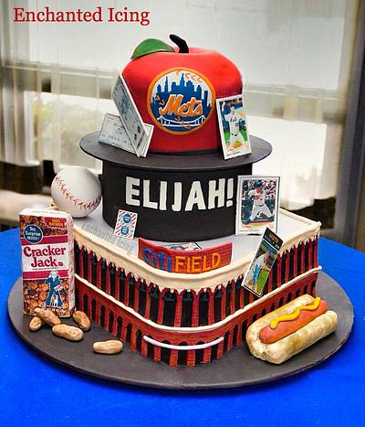 Let's Go Mets! Cake - Cake by Enchanted Icing