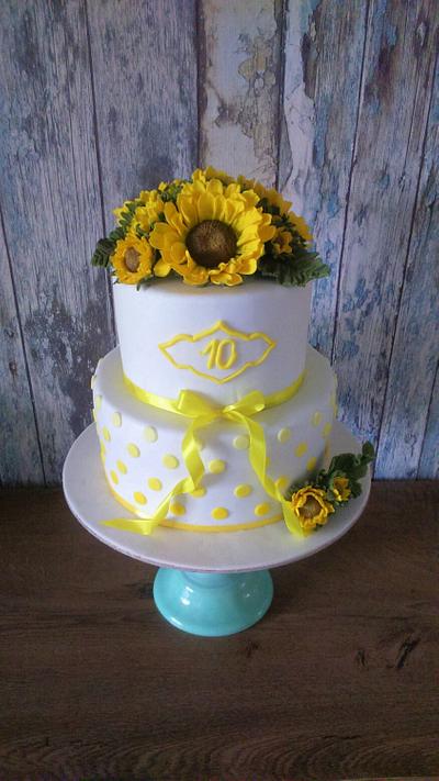 Sunflowers - Cake by Daria