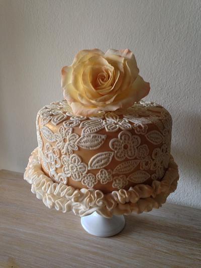 Lace and rose - Cake by Piro Maria Cristina