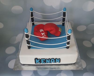 Boxing cake. - Cake by Pluympjescake