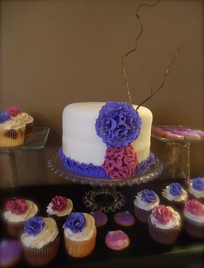 Bridal shower - Cake by joy cupcakes NY