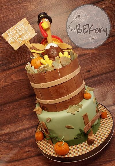 Happy Turkey Day!  - Cake by Rebecca Landry