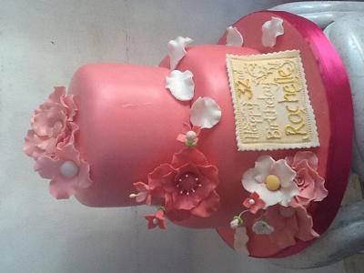 Pink cake - Cake by Imee