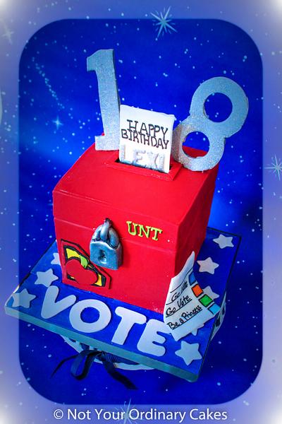 The young vote.  - Cake by Not Your Ordinary Cakes