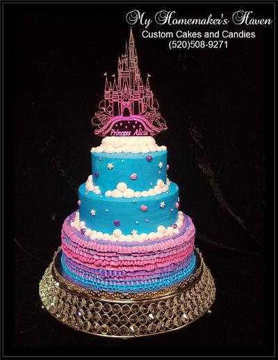 Castle Topper Princess Cake - Cake by Janis