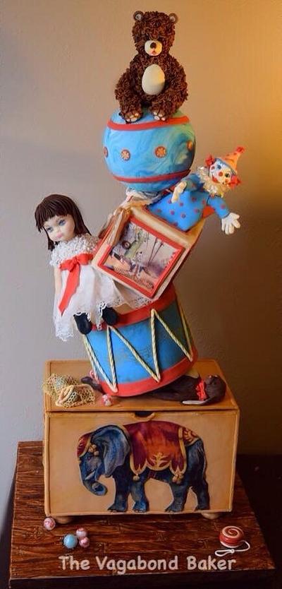 Vintage Toys in the Attic Cake - Cake by The Vagabond Baker