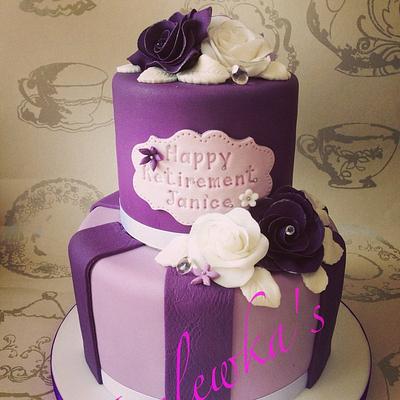 Retirements cakes - Cake by Jemlewka's cupcakes 