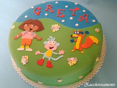 Dora the explorer cake - Cake by Silvia Tartari