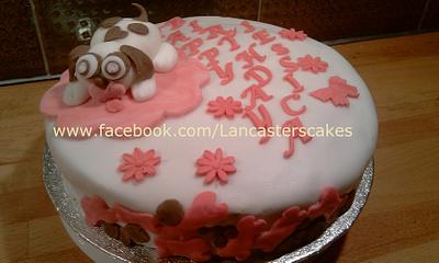 Little doggy cake - Cake by Lancasterscakes
