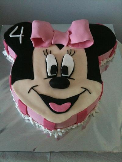 Minnie Mouse Cake - Cake by angiejay