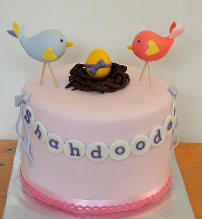 Two little Birdies... - Cake by Neda's Cakes