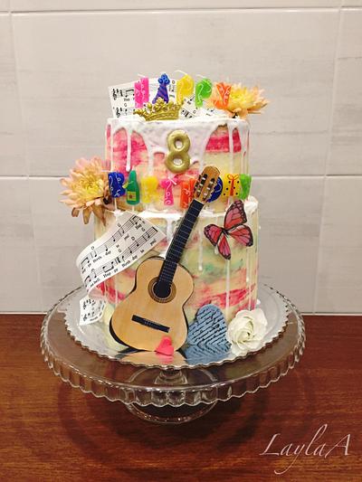Girl’s B-day cake  - Cake by Layla A