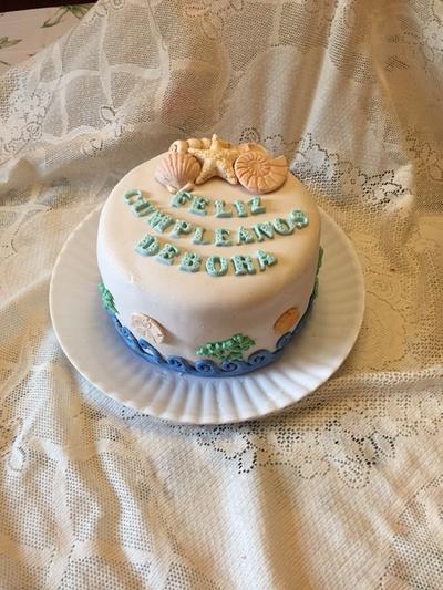 Birthday Cake for a Beach Lover - Cake by Julia 