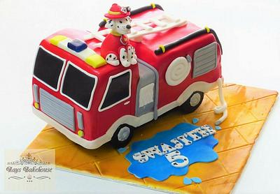 Marshall and Firetruck - Cake by RaysBakehouse