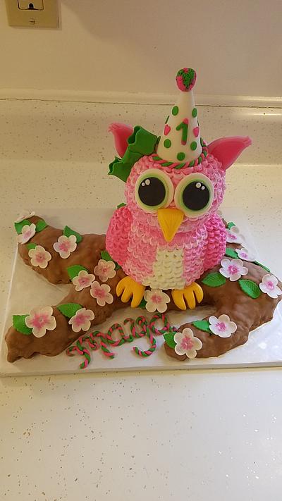 Owl Cake - Cake by Tracy's Whisk-y Business