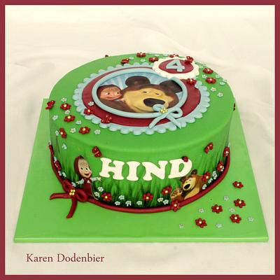 Masha and the Bear! - Cake by Karen Dodenbier