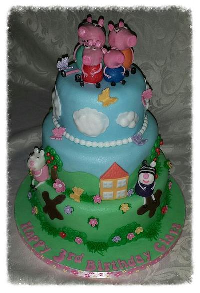 Peppa Pig - Cake by flawlesscakesac