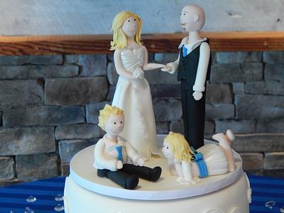 Wedding topper - Cake by Sprinkles Cake Studio