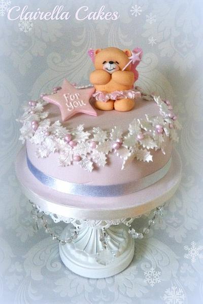 Sugar Plum Fairy Christmas Cake - Cake by Clairella Cakes 