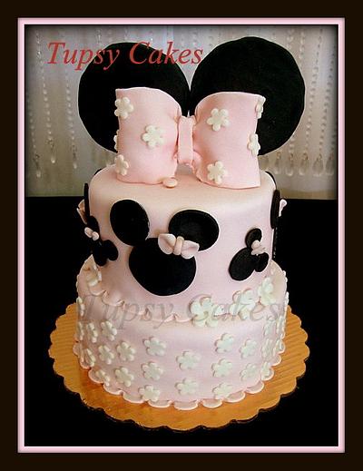 minnie mouse all pink cake - Cake by tupsy cakes
