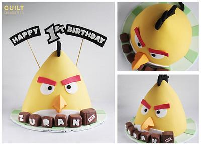 Angry Bird - Cake by Guilt Desserts
