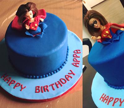 Super woman Cake - Cake by Manjoooz
