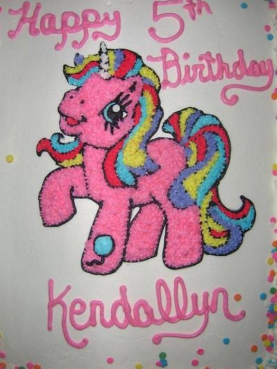 My lil pony b-day cake  - Cake by CC's Creative Cakes and more...