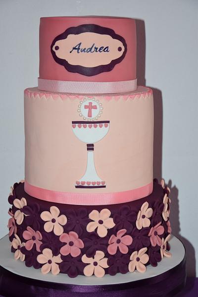 First Communion Cake - Cake by Vanessa Figueroa