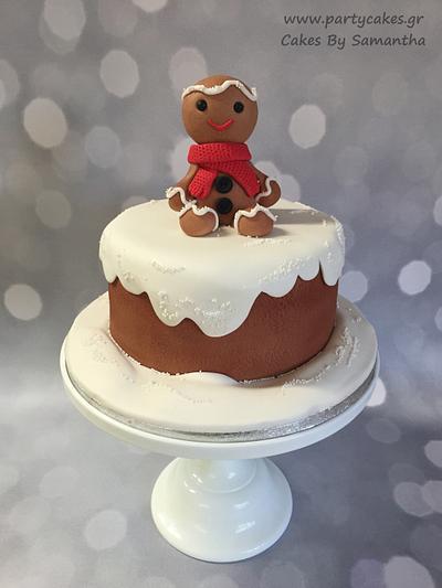 Gingerbread Man Cake - Cake by Cakes By Samantha (Greece)