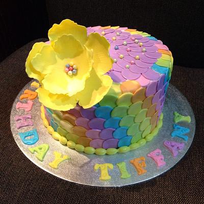 Rainbow Cake - Cake by Gisellescakes