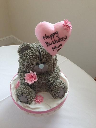 Teddy birthday cake - Cake by Mrs Millie's