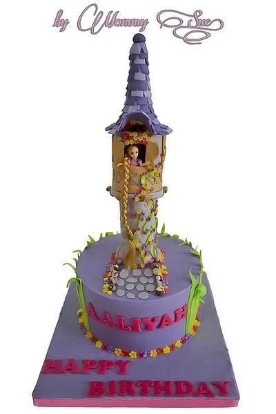 Rapunzel Tower Cake - Cake by Mommy Sue