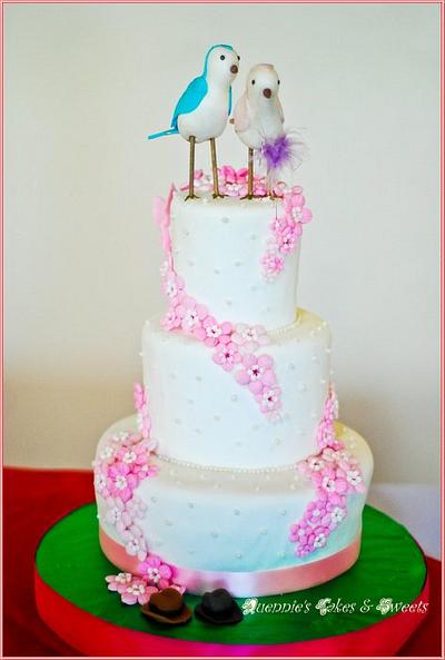 Bird Wedding Cake - Cake by quennie