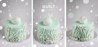 Welcoming Baby Judah - Baby Whale - Cake by Guilt Desserts