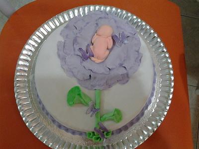 Baby shower mini baby - Cake by claudia borges