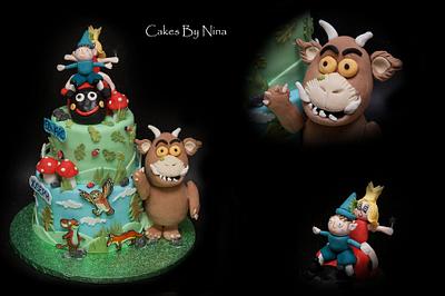 Ben and Holly and Gruffalo - Cake by Cakes by Nina Camberley