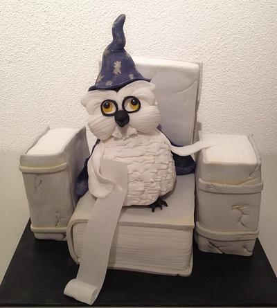 Potter Owl with books - Cake by Puck