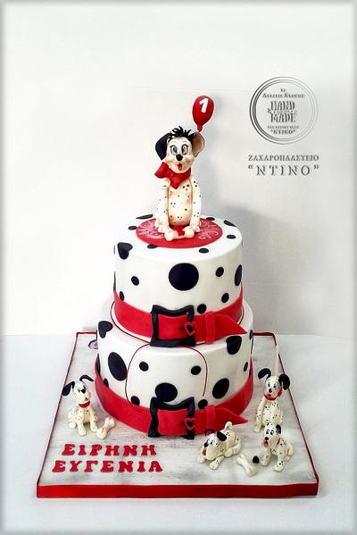 101 Dalmatians Dogs Cake - Cake by Aspasia Stamou