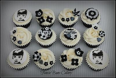 Audrey Hepburn inspired Cupcakes - Cake by Fancie Buns
