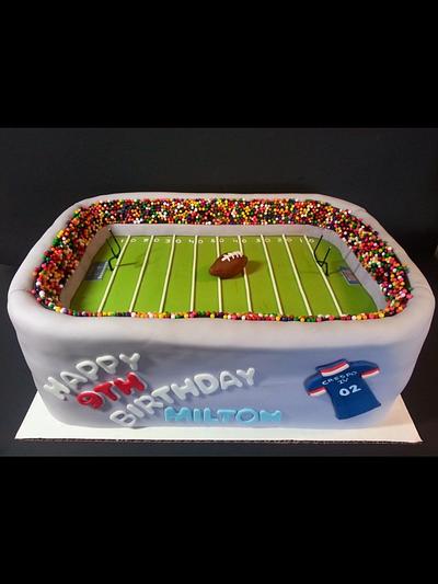 Football Stadium - Cake by Rosi 