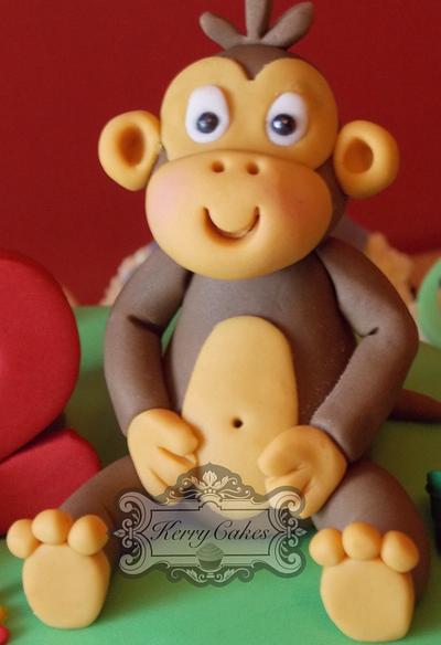 Monkey topper - Cake by kerrycakesnewcastle