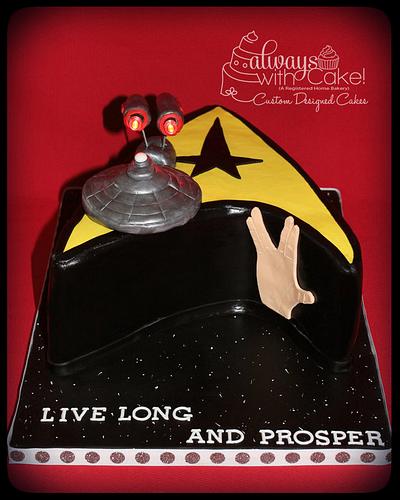 Star Trek Fan - Cake by AlwaysWithCake
