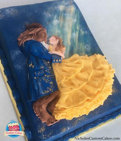 Beauty and the Beast live action cake - Cake by NicholesCustomCakes