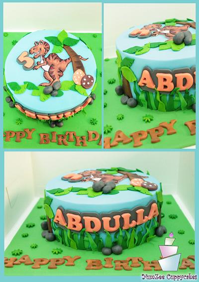 Dino cake! - Cake by YumZee_Cuppycakes