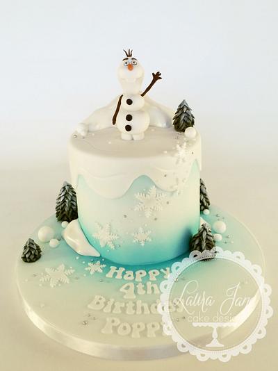 Olaf Frozen Cake - Cake by Laura Davis